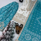Designer Chinon Sharara Suit with Digital Print & Mirror Work