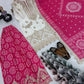 Designer Chinon Sharara Suit with Digital Print & Mirror Work