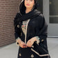 Designer Chinon Silk Embroidered Sharara Set