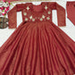 Designer Cosmos Silk Maxi Anarkali Suit for Festive and Wedding Wear