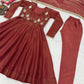 Designer Cosmos Silk Maxi Anarkali Suit for Festive and Wedding Wear