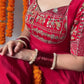 Designer Crepe Silk Anarkali Suit Set for Wedding and Festive Wear
