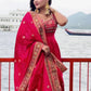 Designer Crepe Silk Anarkali Suit Set for Wedding and Festive Wear