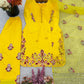 Designer Crepe Silk Embroidered Suit Set