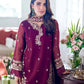 Designer Crepe Silk Embroidered Suit Set