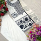 Designer Crepe Silk Embroidered Suit Set