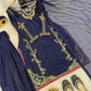 Designer Crepe Silk Embroidered Suit Set