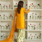 Designer Crepe Silk Embroidered Suit Set