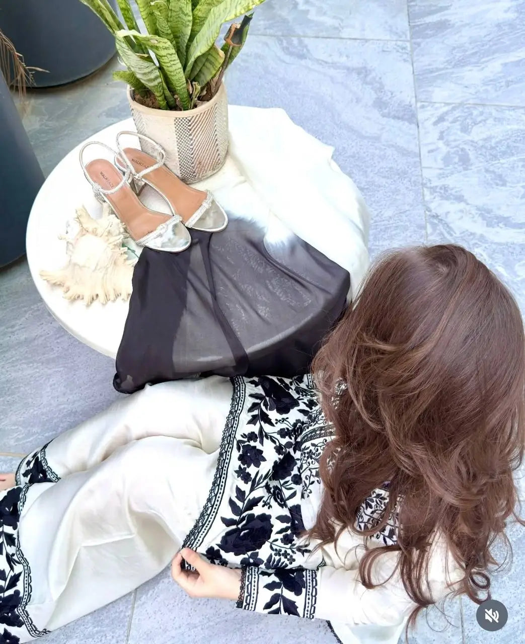 Designer Crepe Silk Embroidered Suit Set