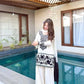 Designer Crepe Silk Embroidered Suit Set