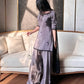 Designer Crepe Silk Embroidered Suit Set