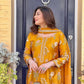Designer Crepe Silk Embroidered Suit Set