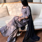 Designer Crepe Silk Embroidered Suit Set