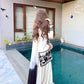 Designer Crepe Silk Embroidered Suit Set