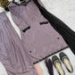 Designer Crepe Silk Embroidered Suit Set