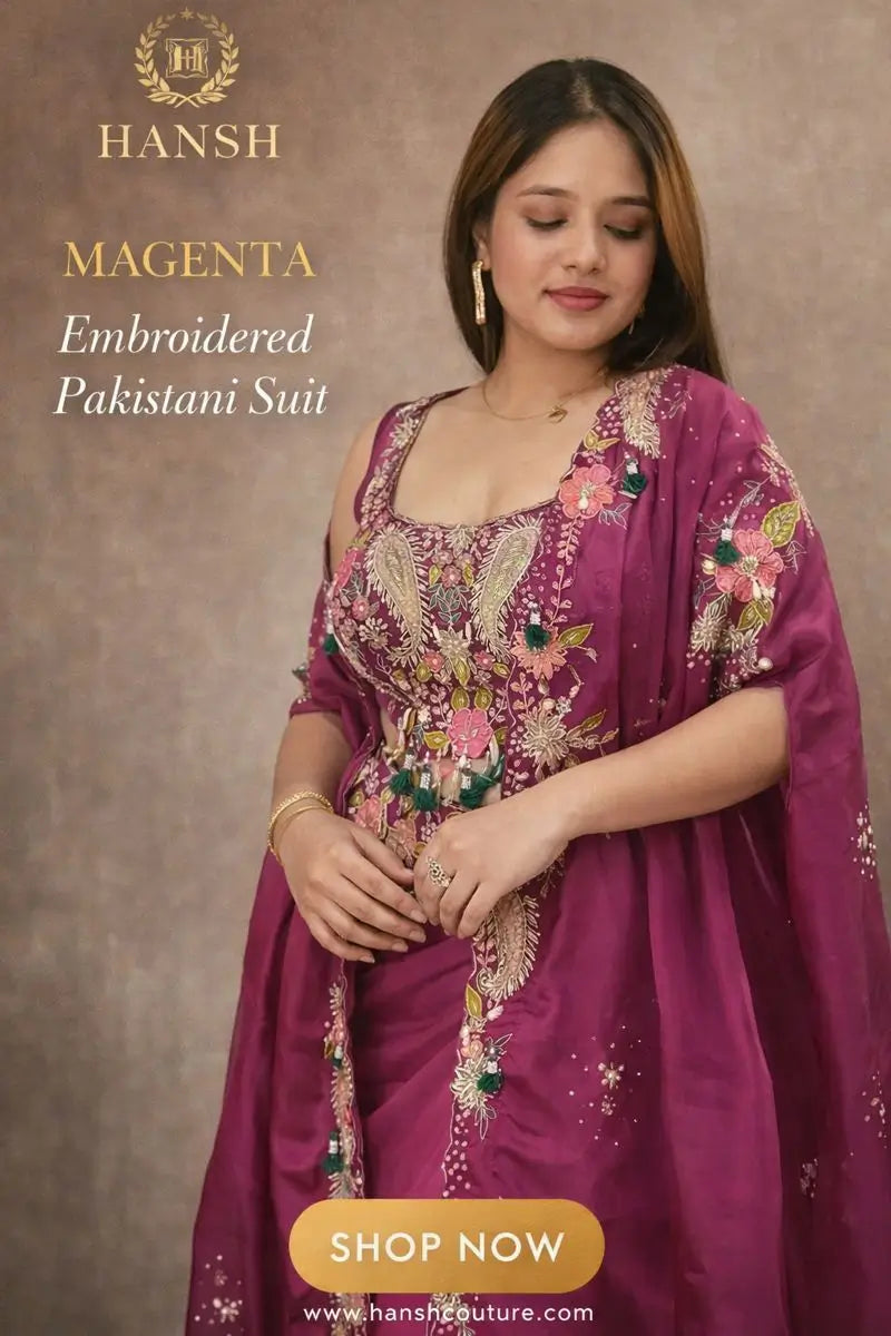 Designer Crepe Silk Sharara Set with Embroidered Shrug