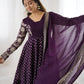 Designer Crunchy Silk Embroidered Sharara Suit Set