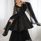 Designer Crunchy Silk Embroidered Sharara Suit Set