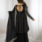Designer Crunchy Silk Embroidered Sharara Suit Set