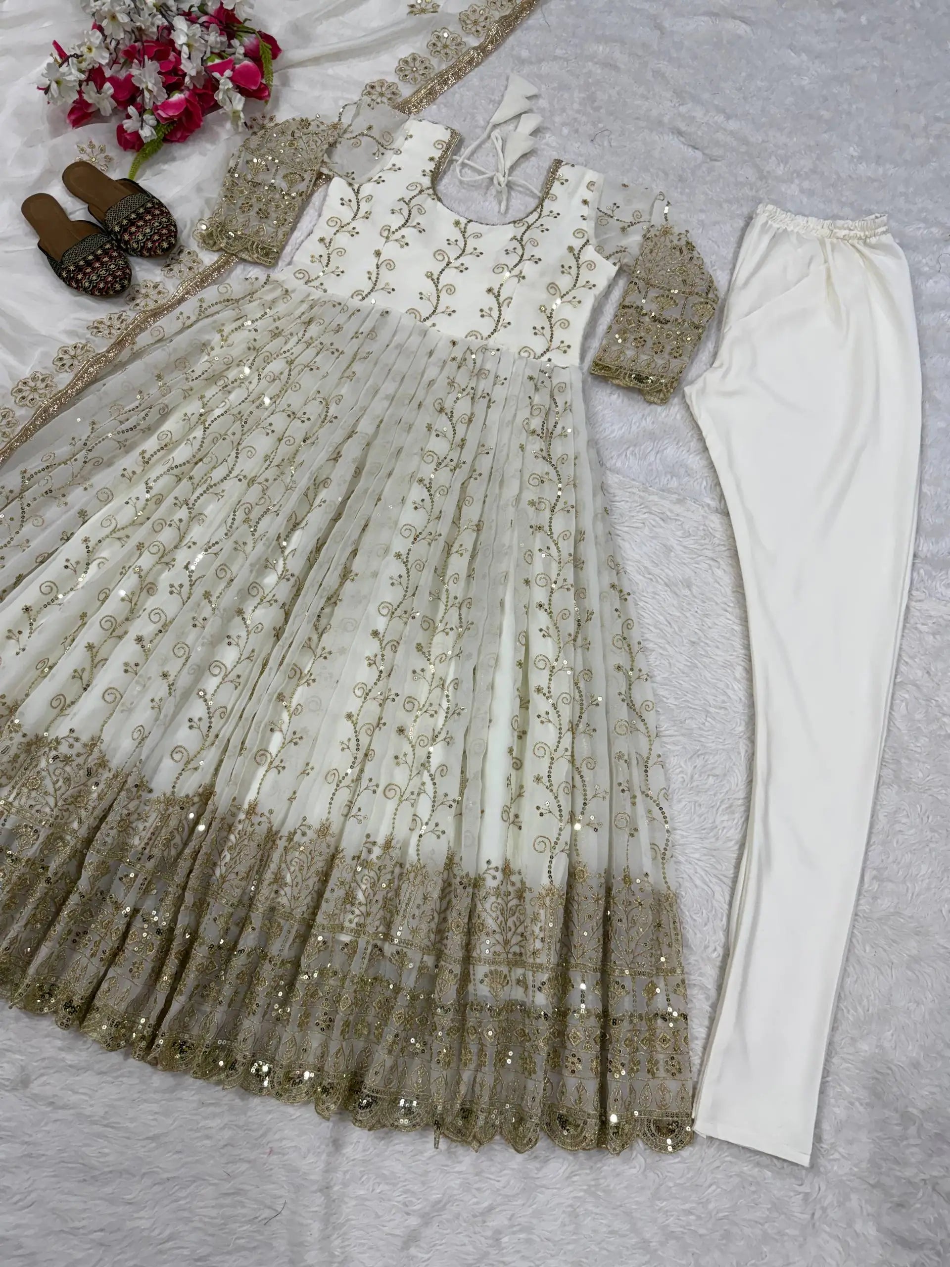 Designer Embellished Anarkali Suit