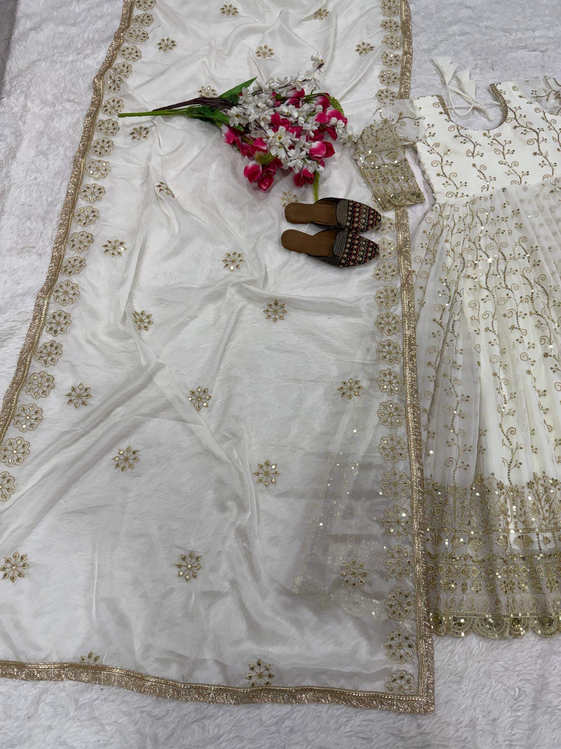 Designer Embellished Anarkali Suit