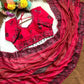 Designer Embroidered Chiffon Silk Saree with Stitched Blouse for Festive and Party Wear
