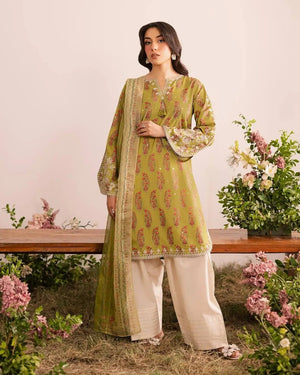 Designer Embroidered Farsi Suit Set for Festive and Family Occasions
