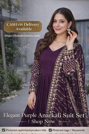 Designer Embroidered Faux Georgette Anarkali Gown with Dupatta