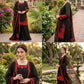 Designer Embroidered Fendy Silk Plazo Set for Festive and Party Wear