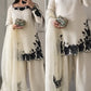 Designer Embroidered Fendy Silk Plazo Set for Festive and Party Wear