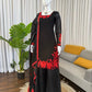 Designer Embroidered Fendy Silk Plazo Set for Festive and Party Wear