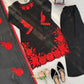Designer Embroidered Fendy Silk Plazo Set for Festive and Party Wear
