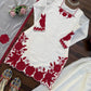 Designer Embroidered Fendy Silk Plazo Set for Festive and Party Wear