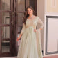 Designer Embroidered Georgette Anarkali Gown with Dupatta