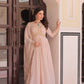 Designer Embroidered Georgette Anarkali Gown with Dupatta