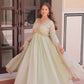 Designer Embroidered Georgette Anarkali Gown with Dupatta