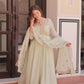 Designer Embroidered Georgette Anarkali Gown with Dupatta
