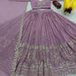 Designer Embroidered Georgette Lehenga Choli Set