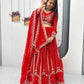 Designer Embroidered Georgette Lehenga Choli Set