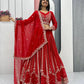 Designer Embroidered Georgette Lehenga Choli Set