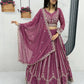 Designer Embroidered Georgette Lehenga Choli Set