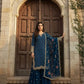 Designer Embroidered Georgette Sharara Suit Set