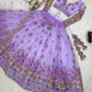Designer Embroidered Net Lehenga Choli with Dupatta