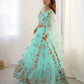 Designer Embroidered Net Lehenga Choli with Dupatta