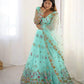 Designer Embroidered Net Lehenga Choli with Dupatta