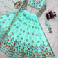Designer Embroidered Net Lehenga Choli with Dupatta