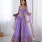 Designer Embroidered Net Lehenga Choli with Dupatta