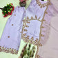 Designer Embroidered Palazzo Suit Set for Festive and Family Functions