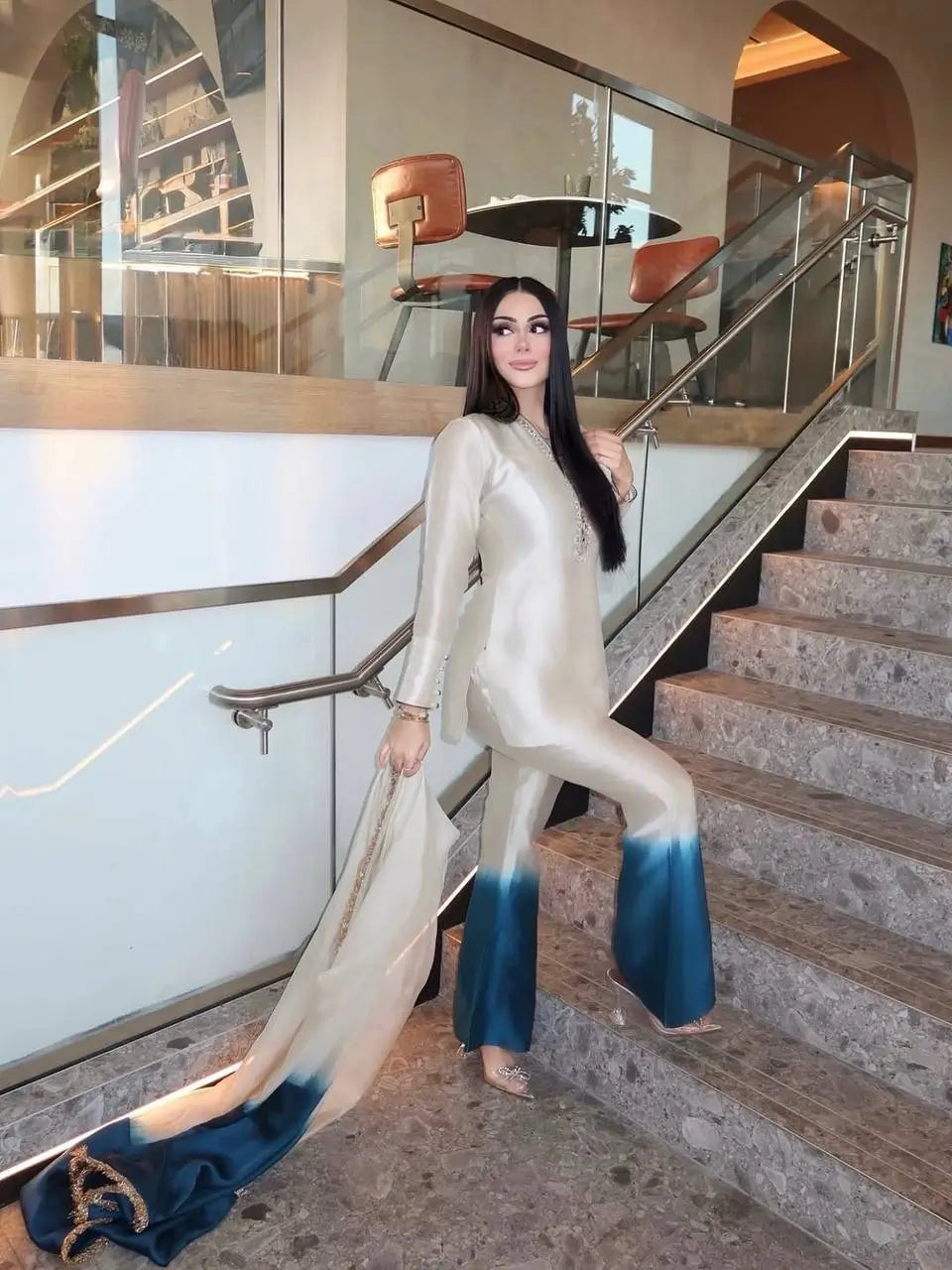 Designer Embroidered Palazzo Suit Set for Festive and Wedding Wear