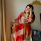 Designer Embroidered Palazzo Suit Set with Organza Dupatta